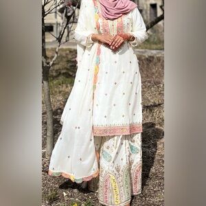 Trendy Gharara party/nikkah wear dress